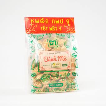 Túi 350gr Bánh quy mè tròn