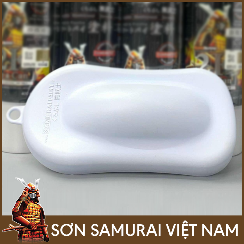 Chai sơn samurai màu trắng Ninja K430 - Sơn xịt samurai màu trắng Ninja