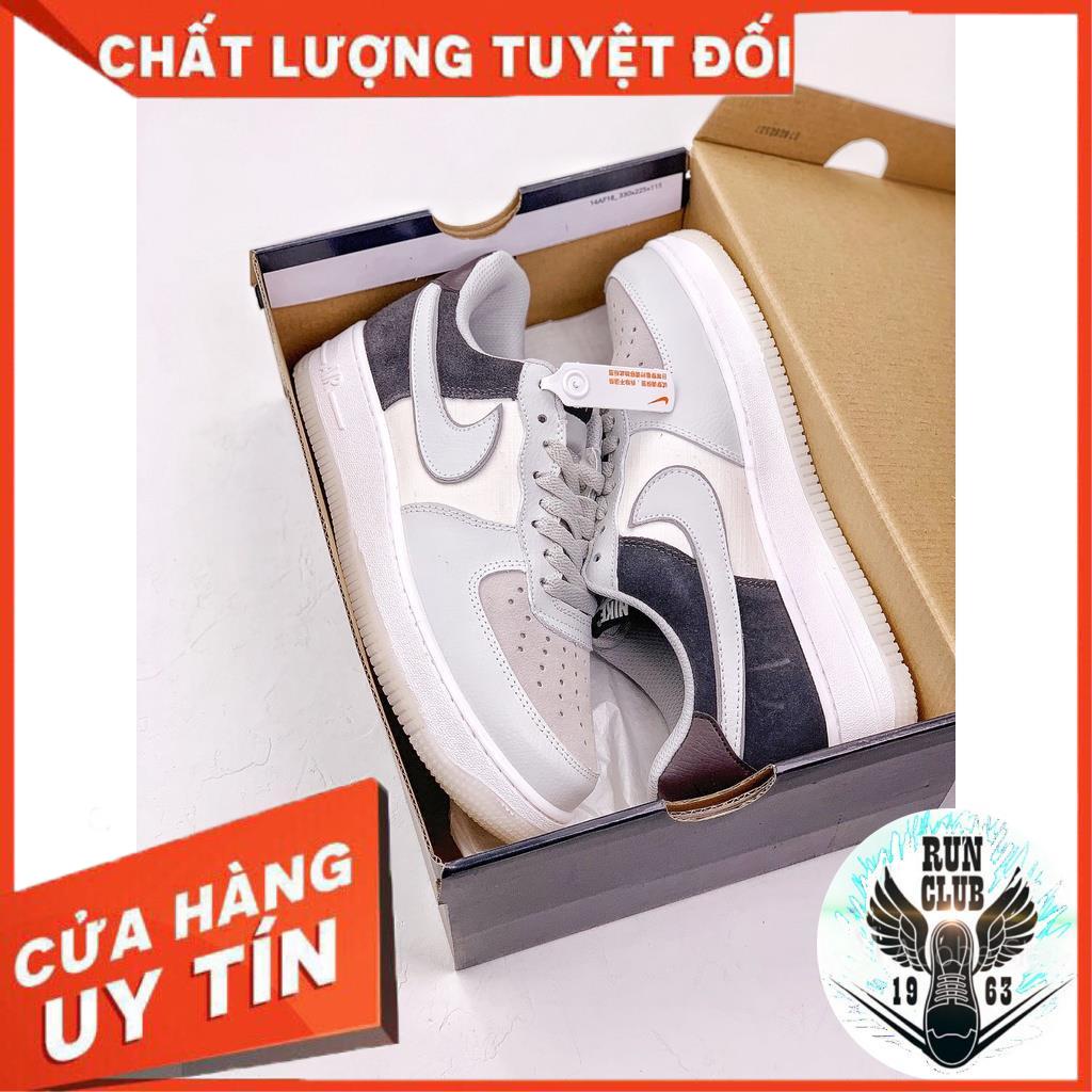 [VIDEO ẢNH THẬT+HỘP BẢO VỆ+FREESHIP] giầy thể thao Force 1 trắng gót đen thời trang nam nữ