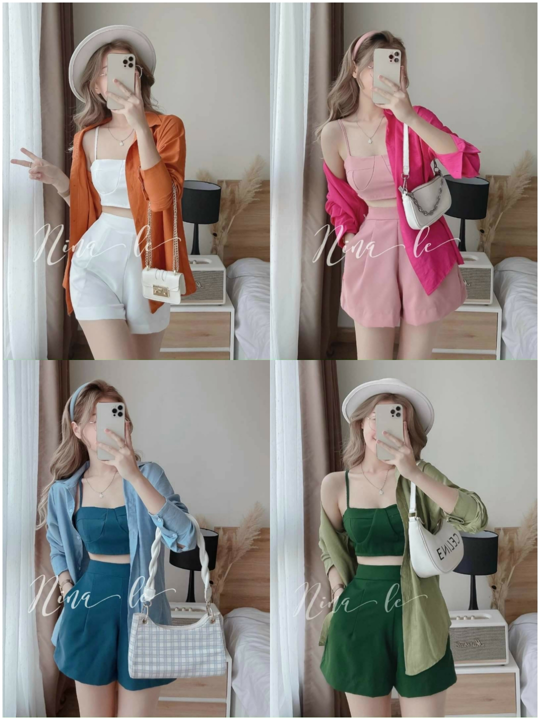 Sét quần áo nữ 3 món tay dài siêu xinh