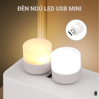 Đèn ngủ led mini cắm cổng USB bảo vệ mắt, Đèn led mini nhỏ gọn, Đèn đọc sách dễ dàng bỏ túi du lịch
