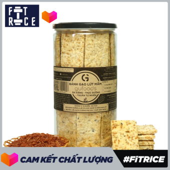 Bánh gạo lứt mầm GUfoods (500g) - Ăn kiêng, Thực dưỡng, Thuần tự nhiênBánh gạo lứt mầm GUfoods (bánh mầm) - Giàu GABA tự nhiên, Hỗ trợ ăn kiêng, Thực dưỡng, Thuần chay (500g)