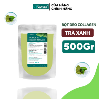 Bột mặt nạ dẻo Collagen Trà Xanh OBAXUA cao cấp (Mask dẻo)