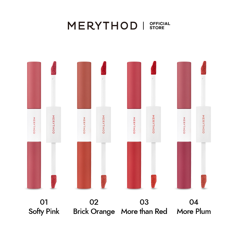 Gambar [MERYTHOD] Reel Tattoo Dual Velvet Tint 2 Color of Combinations in 1 Together