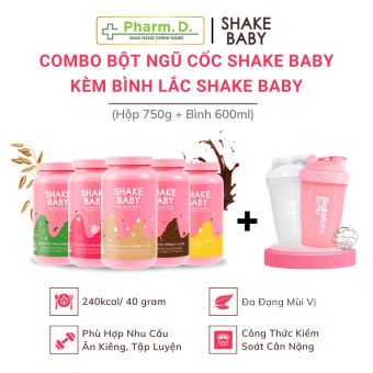 Bột Ngũ Cốc Ăn Kiêng Diet Formular Protein Shake Baby 750g Hỗ Trợ Giảm Cân Hàn Quốc (Kèm Bình Lắc 600ml)