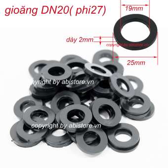 100 gioăng chân sen gioăng cao su dn20 (phi 27) giá rẻ hà nội