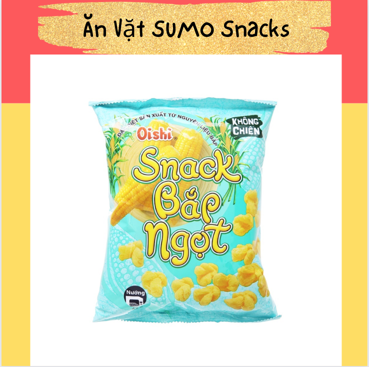 Bim Bim Snack Bắp Ngọt Oishi 35/40g-Ăn Vặt Sumo Snack