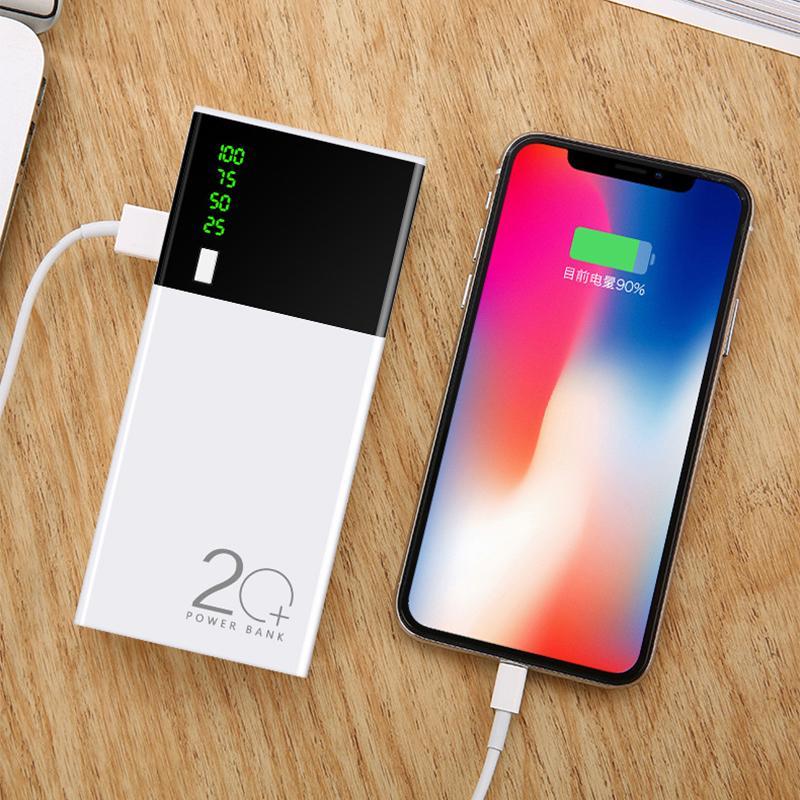 [DEAL HỦY DIỆT] PIN SẠC DỰ PHÒNG 20000MAH SẠC NHANH 2 CHIỀU TỐC ĐỘ CAO - PIN CỰC TRÂU - SẠC CỰC NHANH - GIÁ CỰC RẺ - PIN DỰ PHÒNG CHẤT LƯỢNG CAO TRÁNG NHÔM