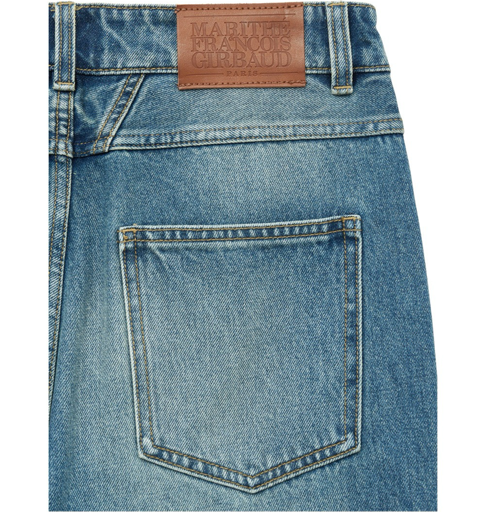 MARITHE FRANCOIS GIRBAUD M Vintage, gewassen, wijde spijkerbroek, herenjeans, 2 kleuren (2024 NIEUW)