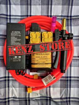 Máy rửa xe vệ sinh máy lạnh bơm đôi SINLEADER kèm Adapter 12V10A cao cấp 9M dây