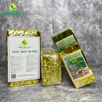 Trà Thái Nguyên cao cấp Nhất Thái Trà 3 sao nước vàng sóng sánh
