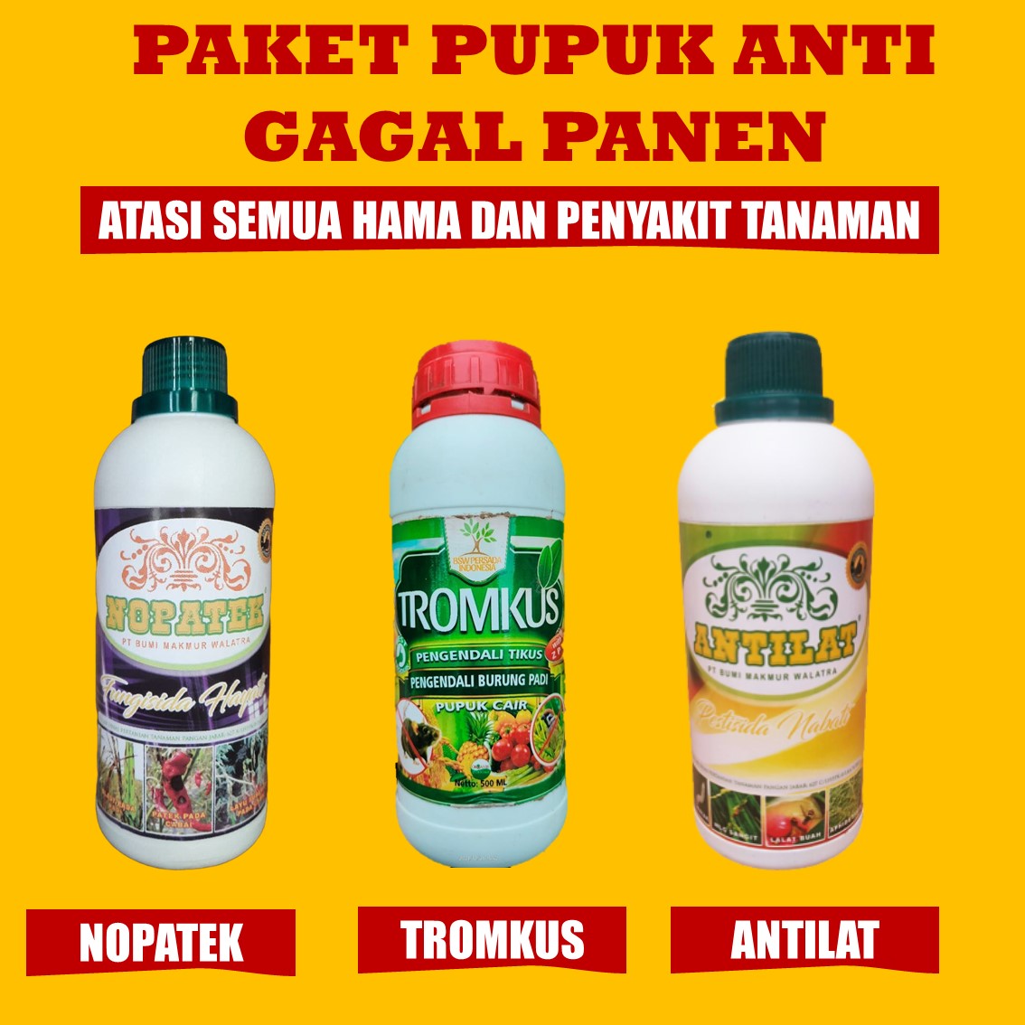 Paket Pupuk Anti Gagal Panen Ampuh