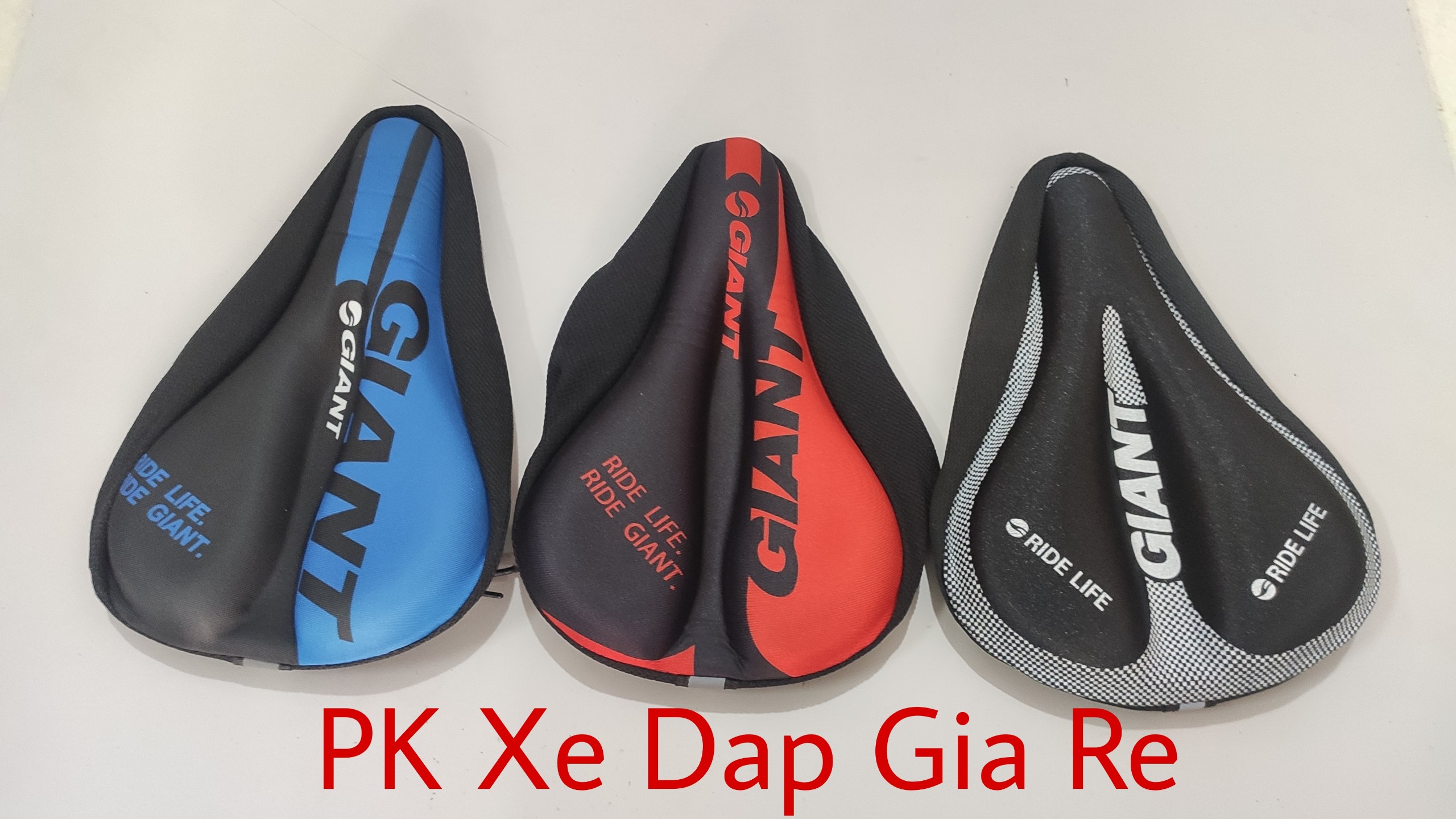 Bọc yên xe đạp Giant các màu bao êm, Đệm yên xe đạp thể thao Giant cao cấp