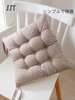 JJT Đệm ngồi 40 * 40 cm. ghế vuông Ghế đệm tựa lưng nệm dày, êm ái, ngồi êm ái, gọn nhẹ, dễ mang vác, có nhiều màu sắc lựa chọn. đệm ngồi cô đặc đệm ghế đệm văn phòng đệm ghế