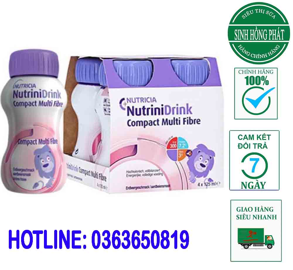 Sữa NutriniDrink 125ml Nước Pha Sẵn – 28 Ngày Tăng Cân