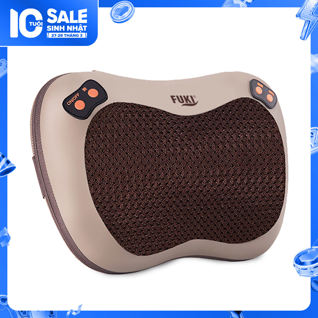 Gối massage hồng ngoại Fuki FK-560 (tuỳ chỉnh tốc độ)