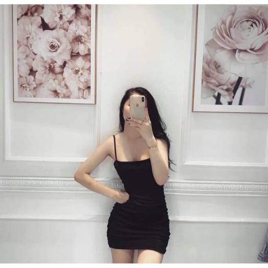 Váy đầm body dài 2 dây xoắn hở lưng, 4 chiều đi tiệc, dạo, cưới, chơi màu  đen, nâu, nude 👗 * | Shopee Việt Nam