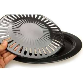 Vỉ nướng inox dành cho bếp ga bếp từ Vỉ nướng inox hút mỡ cao cấp dạng tròn  Vỉ rán chống dính tháo lắp dễ dàng