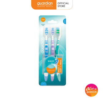Bàn Chải Đánh Răng Gợn Sóng Vừa Guardian 3 Cây