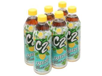 Lốc 6 Chai C2 Chanh Tuyết Bạc Hà 455ml