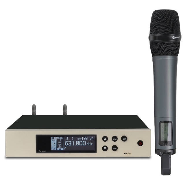 NTBD Hệ Thống EW100G4 Micro Không Dây Chuyên Nghiệp Với Micrô E835S Micrô Cầm Tay Cho Sân Khấu Biểu