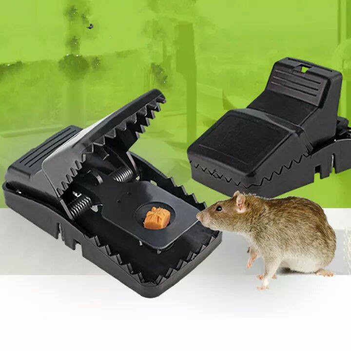 Bẫy chuột đen hàm cá sấu - Bẫy chuột tự động thông minh - Bẫy chuột thông minh, bắt chuột siêu nhạy, lò xo mạnh, không độc hại