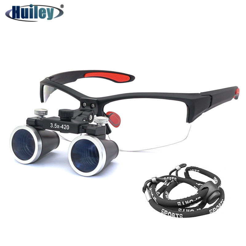 Kính Lúp Y Tế Hai Mắt Galilean, Nha Khoa Phẫu Thuật Nha Khoa, Kính Lúp Phóng Đại 2,5X3, 5x Cho Nha Khoa Phẫu Thuật