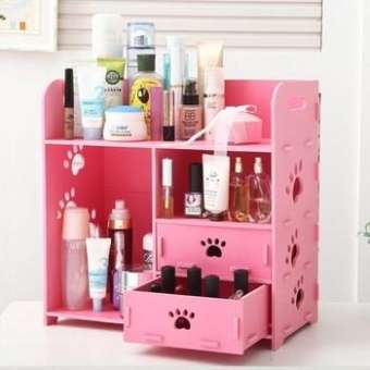 Kệ để mỹ phẩm hình chân chó có ngăn kéo
