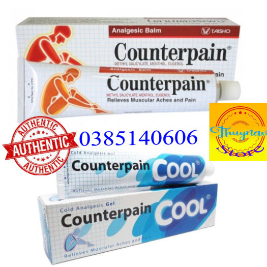 Dầu Xoa Bóp Counterpain Thái Lan NÓNG & LẠNH 120g