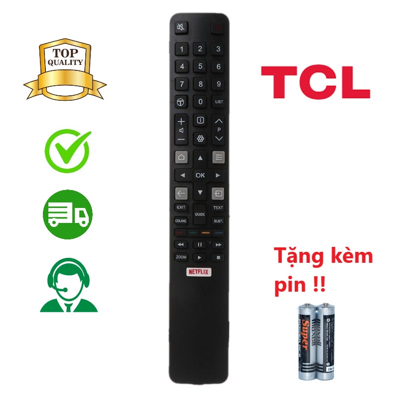 ( Hàng chính hãng ) Điều khiển tivi TCL 4K / Remote tivi TCL 4K smart.