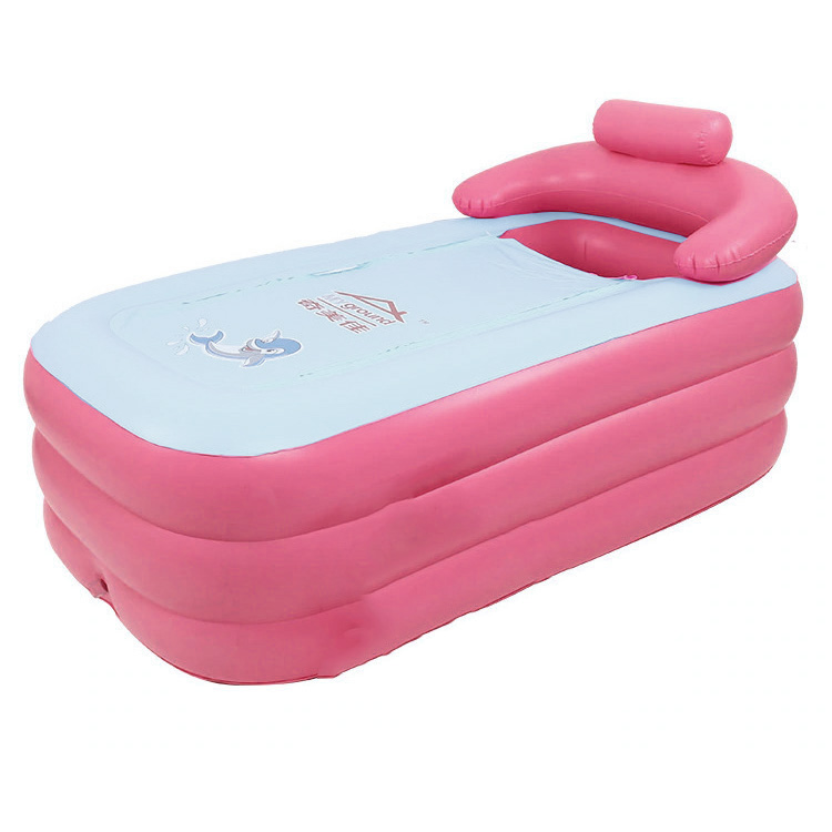 Promo COD Bak Mandi Angin Inflatable Bathtub Portable 145 x 80 x 70 cm with Pompa - WL-XX4