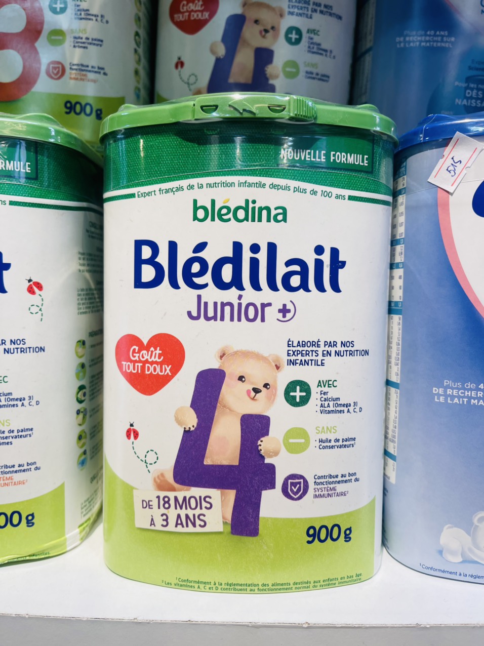 Sữa bột bledilait pháp số 4 dành cho bé 18m+ date 2025