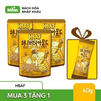 Hạnh nhân tẩm Vị Bơ Mật Ong HBAF 40g