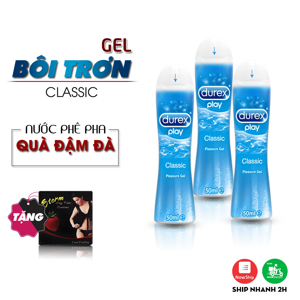 [SIÊU HOT]Gel Bôi Trơn, Gel Boi Tron Durex Classic (50ml) - SP Bán Chạy Số 1 Hàng Chính Hãng 100% +T