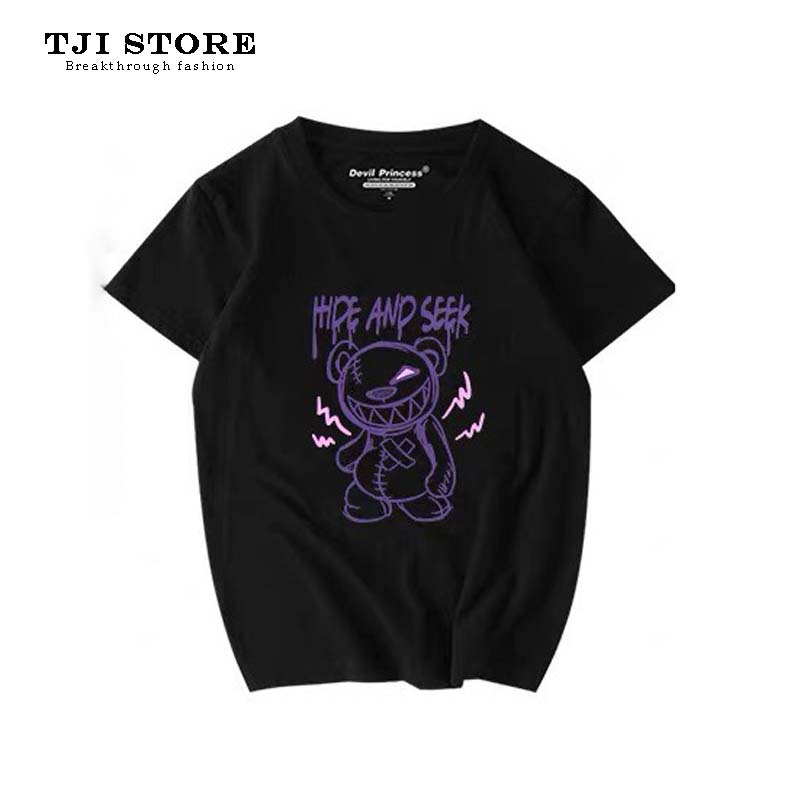 Áo thun unisex nam nữ form rộng tay lỡ, áo thun AO165, Áo phông tay lỡ form rộng TJI STORE 100% vải cotton ulzzang