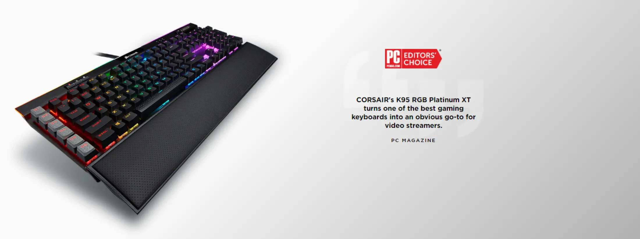 Corsair K95 Rgb Platinum Xt Mechanical Gaming Keyboard Cherry Mx Brown Lazada Singapore