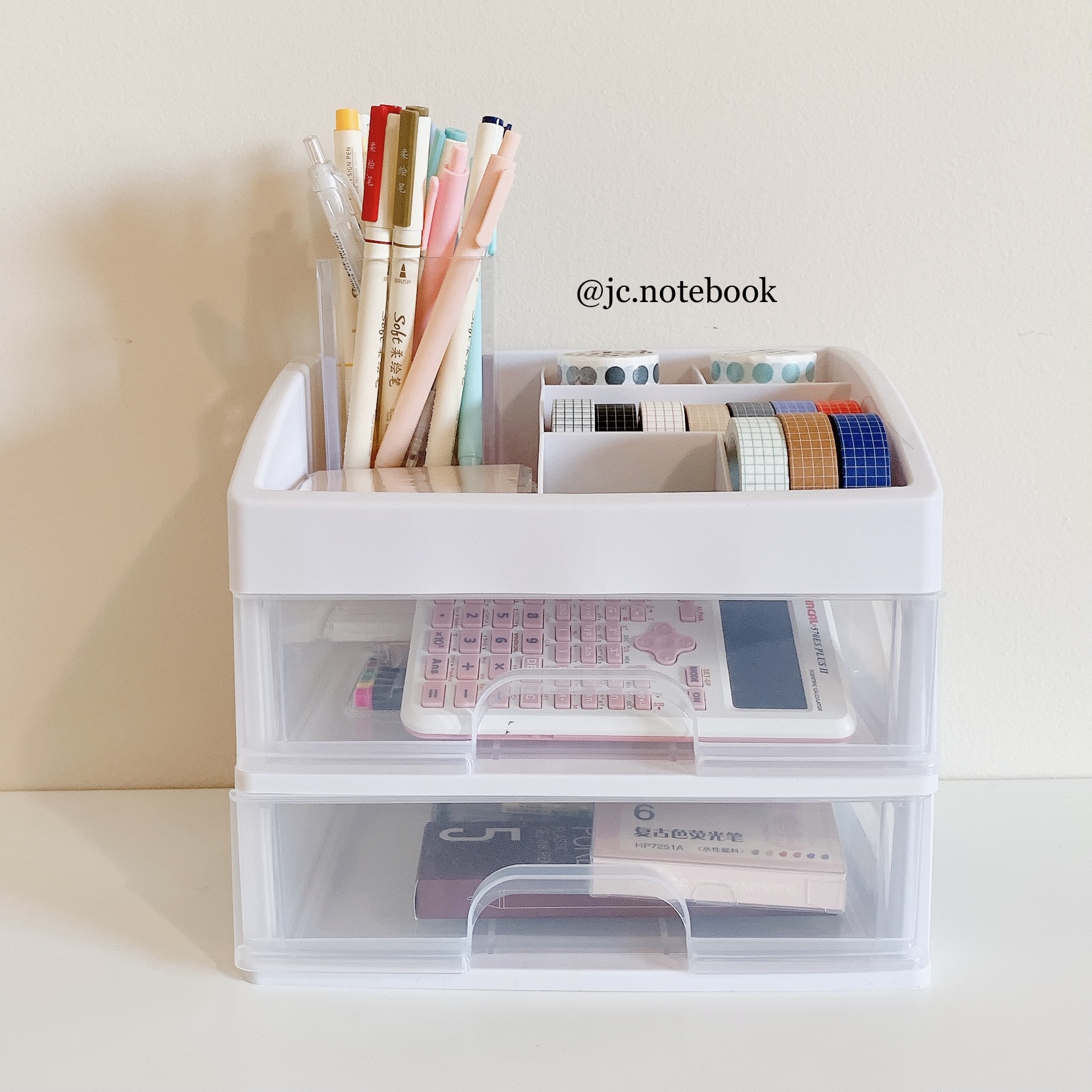 Tủ organizer để bàn - tủ đựng stationery dụng cụ học tập