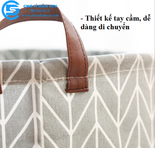 Giỏ đựng quần áo chăn màn đựng đồ chơi đồ giặt đồ dơ siêu rộng đa năng có thể gấp gọn tiện dụng G02-W01
