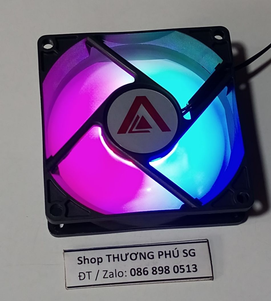 Quạt tản nhiêt fan case: 8cm x 8cm x 2.5cm - điên áp dc 12v