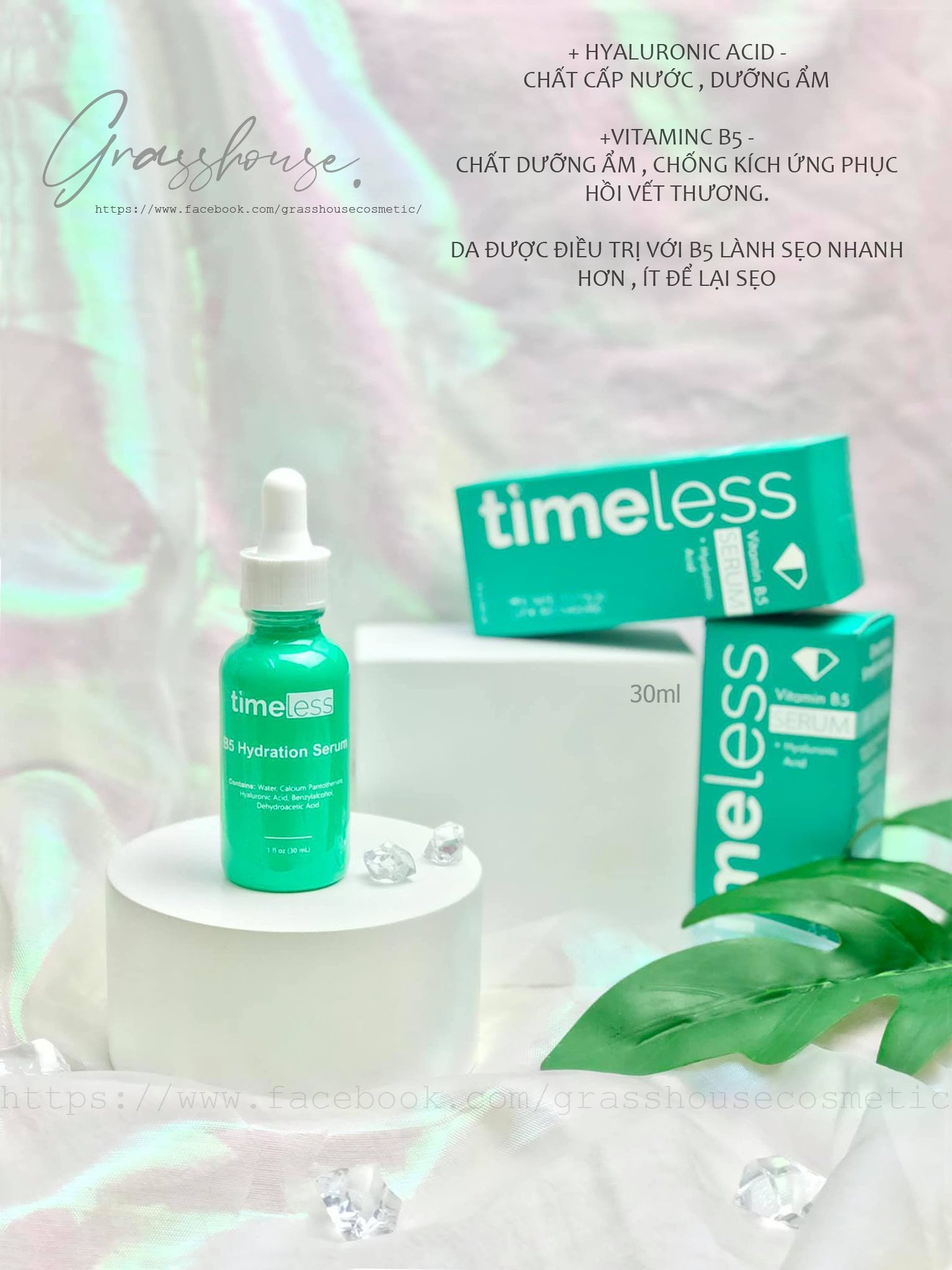 Serum tái tạo phục hồi da B5 Timeless 30ml