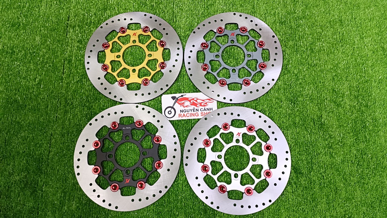 Đĩa thắng exciter 150 4 lổ ốc 245mm king Drag