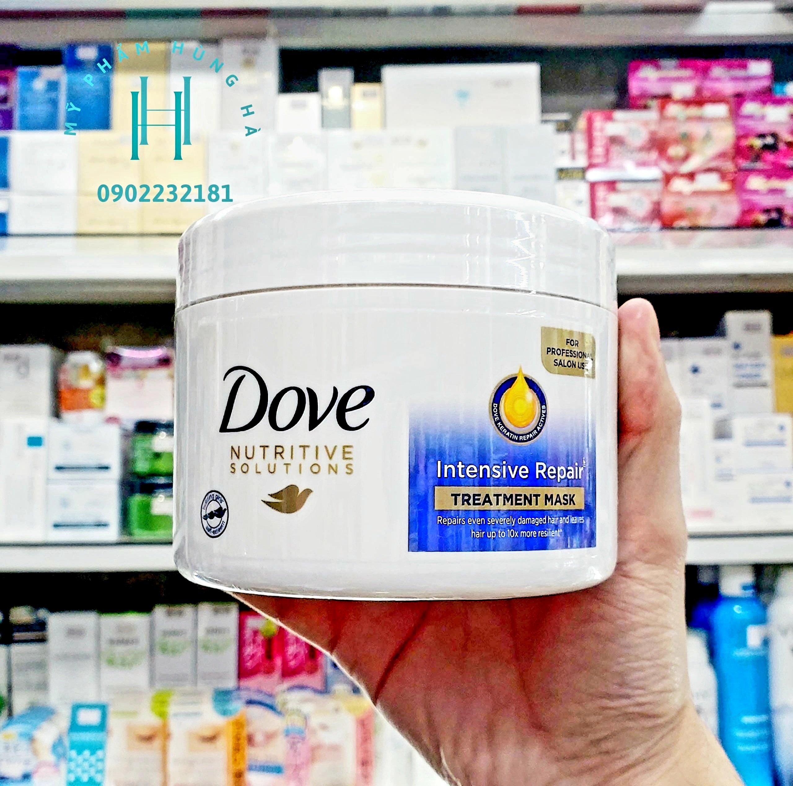 Kem ủ phục hồi hư tổn tóc Dove hộp 900ml