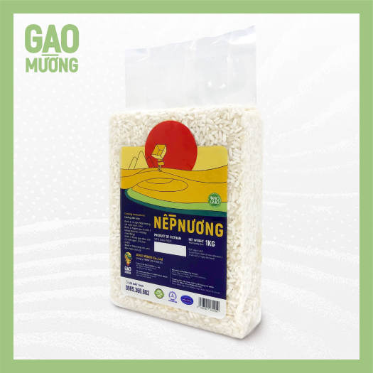 Combo 1kg gạo lứt Séng Cù và 1kg gạo Nếp Nương hút chân không