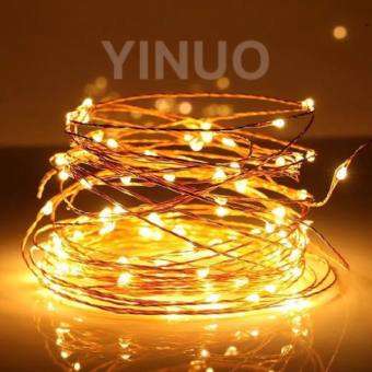 10m đèn led trang trí chớp nháy cắm nguồn điện 220v đèn led dây đồng, đèn đom đóm dùng trang trí giáng sinh, trong nhà, ngoài vườn, sinh nhật, năm mới