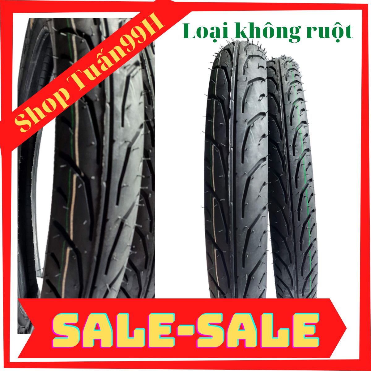 Vỏ  ( Lốp ) CAMEL chính hãng loại không ruột 60/90-17, 70/90-17, 80/90-17, 90/80-17