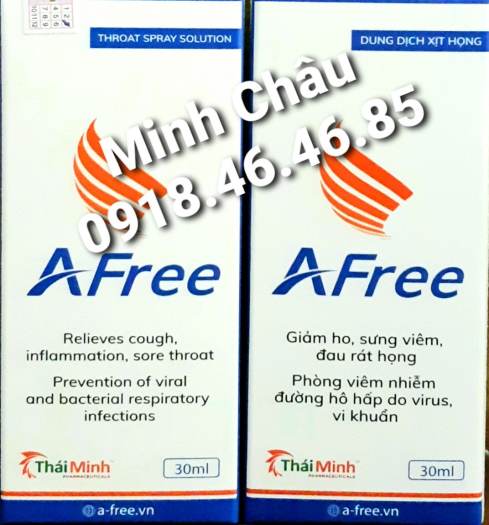 Dung dịch xịt họng Afree