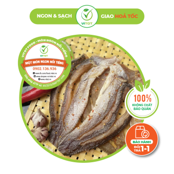 Khô Cá Lóc 3 Nắng Đồng Tháp VITOT Đặc Sản Miền Tây Thơm Ngon Tự Nhiên, Đóng Gói Hút Chân Không 500gr