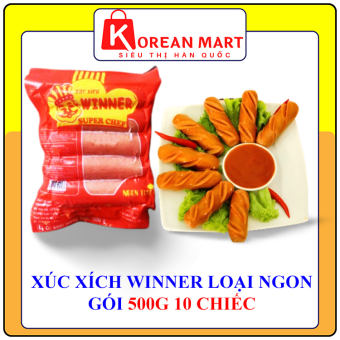Xúc xích Winer loại ngon gói 500g gồm 10 chiếc