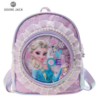 Deere Jack⚡Miễn Phí Vận Chuyển⚡balo cho bé đi học cấp 1  Túi Trẻ Em In Hình Công Chúa Dễ Thương Nơ Hoạt Hình Trong Suốt Kim Sa Lấp Lánh Túi Mẫu Giáo Ba Lô Đi Học
