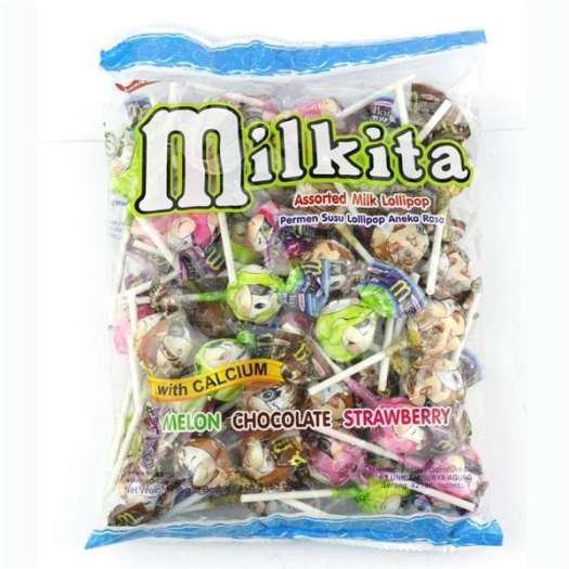 Kẹo Mút Sữa Milkita Gói 50 Que 450gr